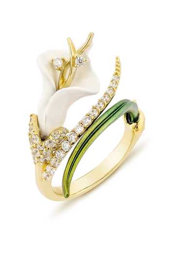 Miss Jo Calla Lily Cocktail Ring 