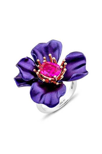 Miss Jo Wildflower Bloom Cocktail Ring 