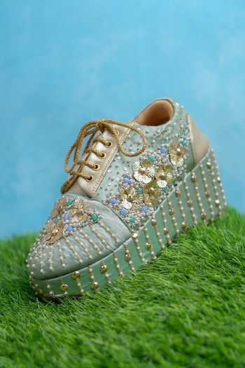 Around Always Pixie Floral Beadwork Sneakers