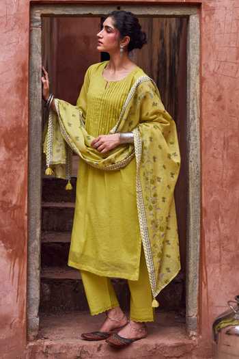 Karaj Jaipur Kota Doriya Kurta Set