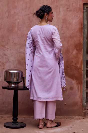 Karaj Jaipur Kota Doriya Kurta Set