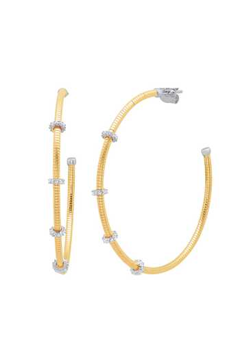 Miss Jo Siena Hoop Earrings 