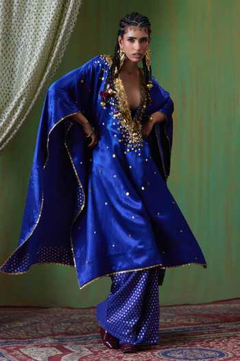 Payal & Zinal Perzeen Coin Embellished Kaftan Set