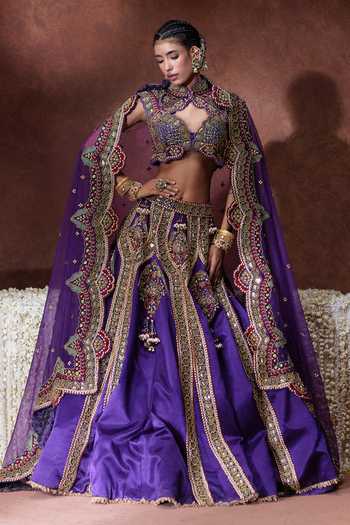 Payal & Zinal Padmini Handwork Embroidered Lehenga Set 