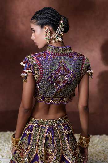 Payal & Zinal Padmini Handwork Embroidered Lehenga Set 