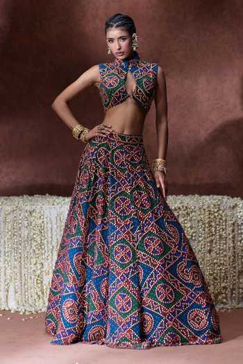 Payal & Zinal Khwaab Printed Lehenga & Blouse Set 