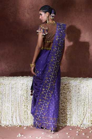 Payal & Zinal Yasmin Printed Saree With Blouse 