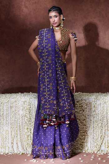 Payal & Zinal Yasmin Printed Saree With Blouse 