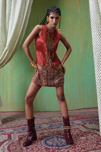 Payal & Zinal Shararat Handwork Embellished Dress 