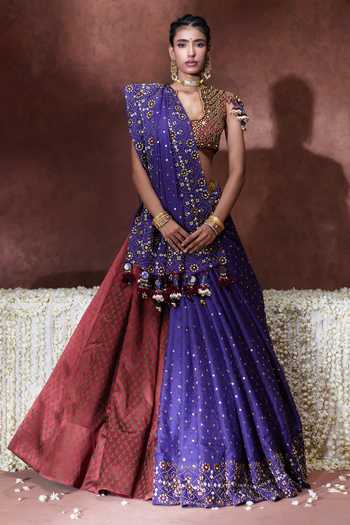 Payal & Zinal Mala Embroidered Lehenga Set 