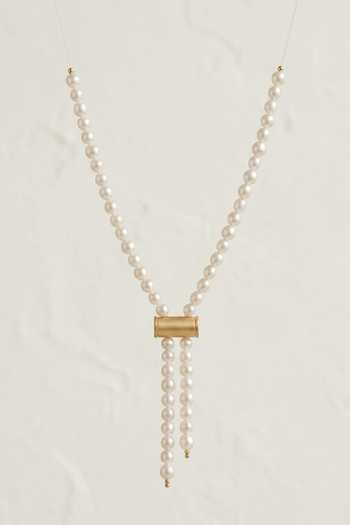 Zaza By Somya Meridian Pearl Embellished Necklace 