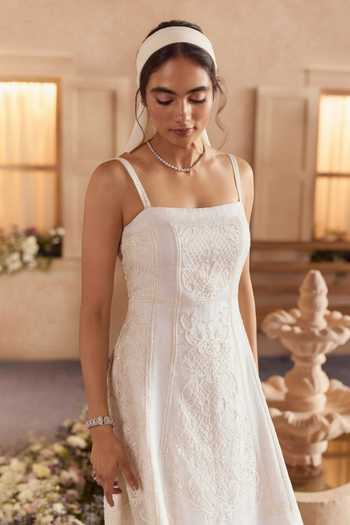 Buy Studio22 By Pulkita Arora Bajaj Ivory Organza Square Neck Hand Embroidered Pure Dress Online at Aza Fashions Buy_Studio22 By Pulkita Arora Bajaj_Ivory Organza Square Neck Hand Embroidered Pure Dress _Online_at_Aza_Fashions