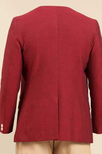 Mayank Modi - Men Fitted Jacket With Contrast Pant For Kids
