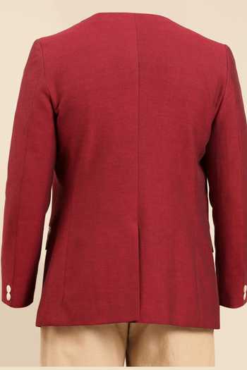 Mayank Modi - Men Single Breasted Fitted Blazer For Kids