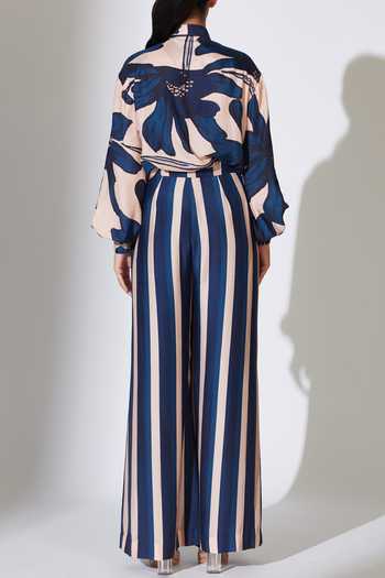 Koai Cotton Silk Striped Pant For Kids