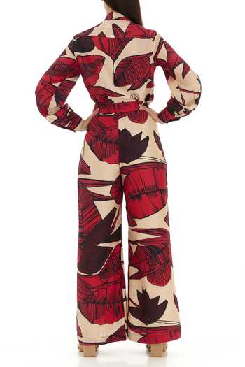 Koai Cotton Silk Printed Flared Pant For Kids