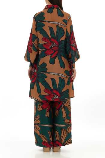 Koai Garden Print Flared Pant For Kids