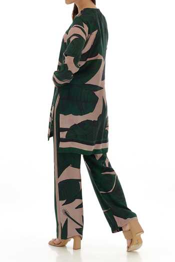 Koai Flower Print Flared Pant For Kids