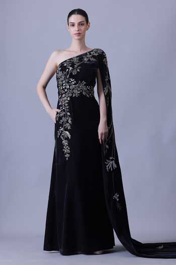 Samant Chauhan Hand Embroidered Sculpted Gown 