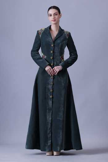 Samant Chauhan Embroidered Gown 