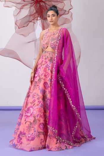 Vesture Haseena Printed Lehenga Set 