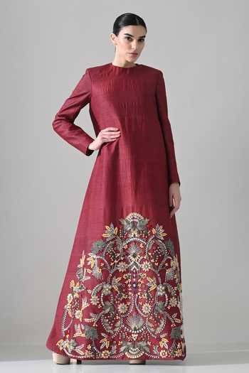 Samant Chauhan Hand Embroidered Structured Dress