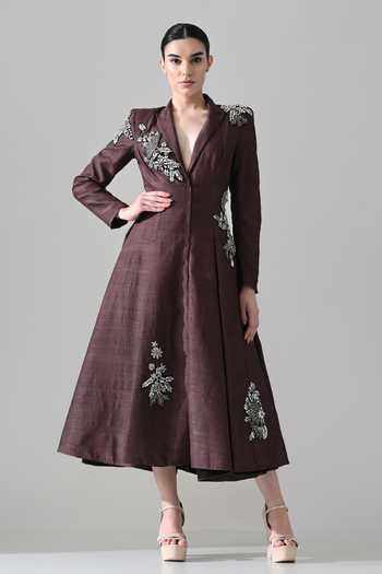Samant Chauhan Hand Embroidered Tailored Dress 