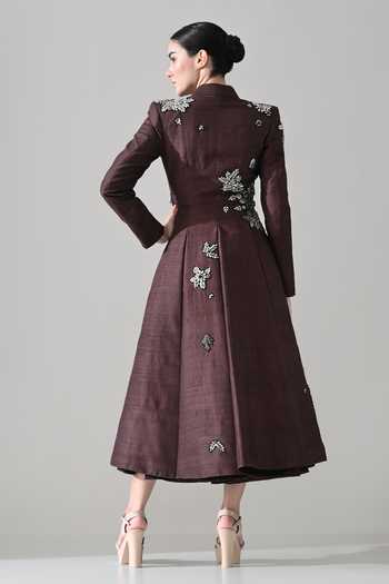Samant Chauhan Hand Embroidered Tailored Dress 