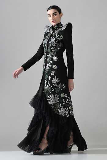 Samant Chauhan Botanical Work Gown