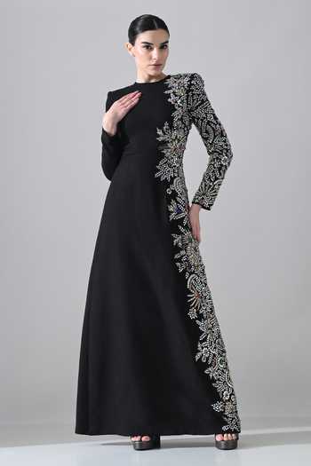Samant Chauhan Placed Embellished Gown