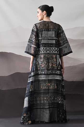 Samant Chauhan Artisanal Embroidered Kaftan
