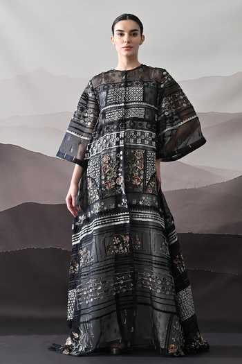 Samant Chauhan Artisanal Embroidered Kaftan