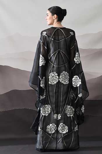 Samant Chauhan Floral Motif Kaftan  