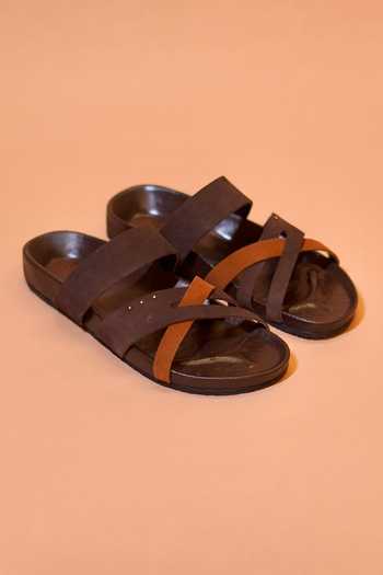 Dmodot Corko Ombra Strap Flats  