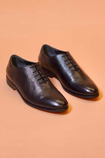 Dmodot Nero Lusso Leather Shoes 