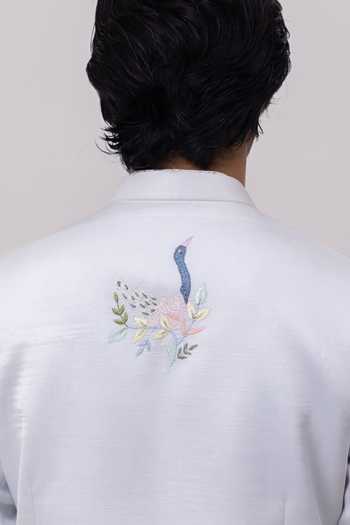 Kaka Calcutta Swan Nehru Jacket 