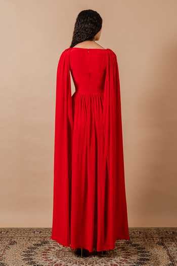 Swatee Singh Adele V Neck Gown 