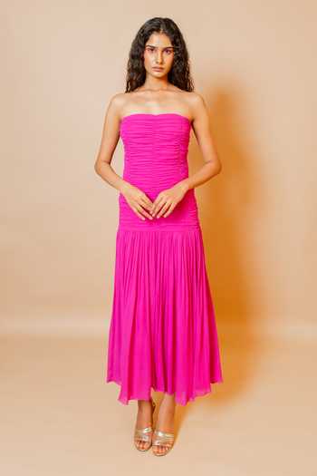 Swatee Singh Dahlia Ruched Dress 