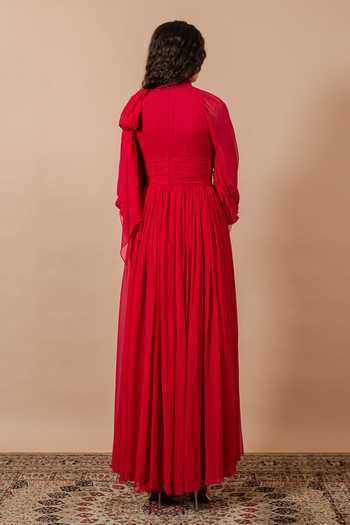 Swatee Singh Rosalie Ruched Gown 