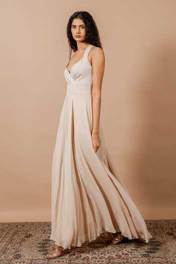 Swatee Singh Ivy Halter Neck Dress 