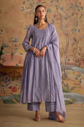 Kritika Dawar Arohi Chanderi Kurta & Pant Set