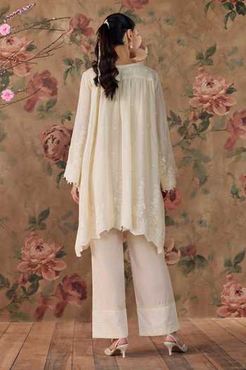 Kritika Dawar Sabeen Chanderi Kurta & Pant Set