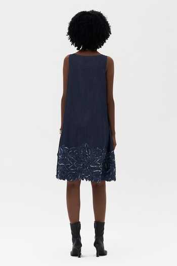 Payal Jain Makani Indigo Denim Dress 