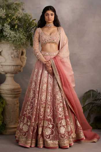 Cedar & Pine Genesis Embroidered Lehenga Set