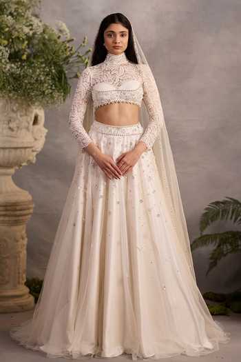 Cedar & Pine Christie Embroidered Bridal Lehenga Set
