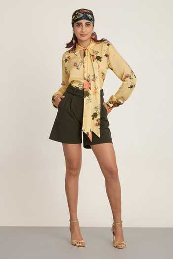 The Whole Nine Yards Vera Print Top With Shorts 