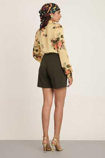 The Whole Nine Yards Vera Print Top With Shorts 