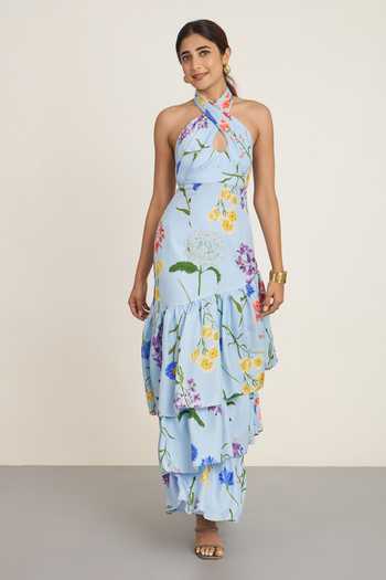 The Whole Nine Yards Brisa Print Maxi Dress 