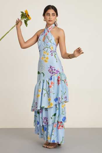 The Whole Nine Yards Brisa Print Maxi Dress 
