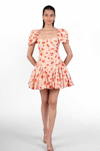 The Whole Nine Yards Zinn Printed Dress 